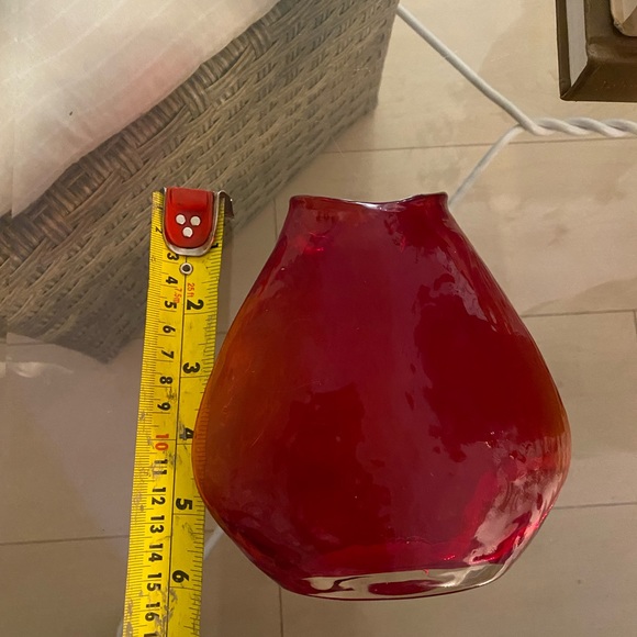 Vintage Ruby red vase - Picture 4 of 4